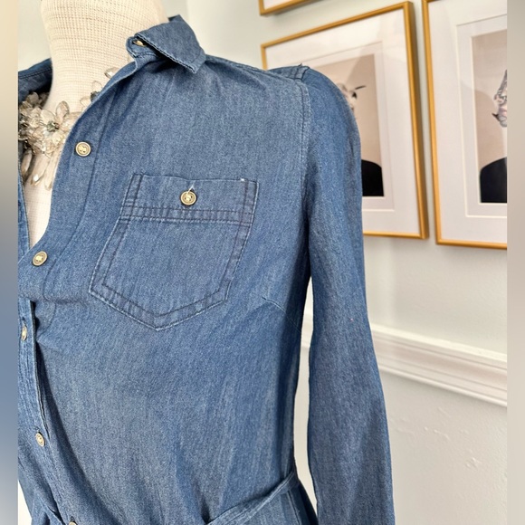 Like New Maison Jules Jean Dress Size XS with Pockets 🦋 - Picture 4 of 7